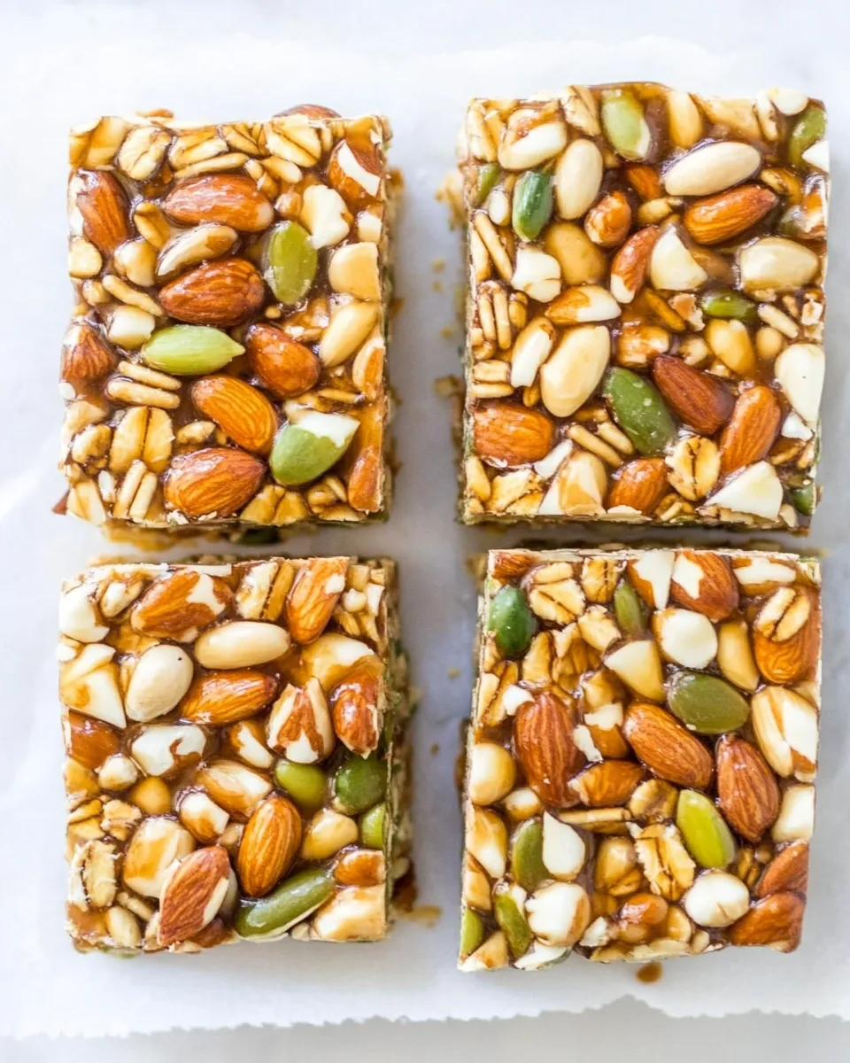 Easy Keto Granola Bars recipe photo