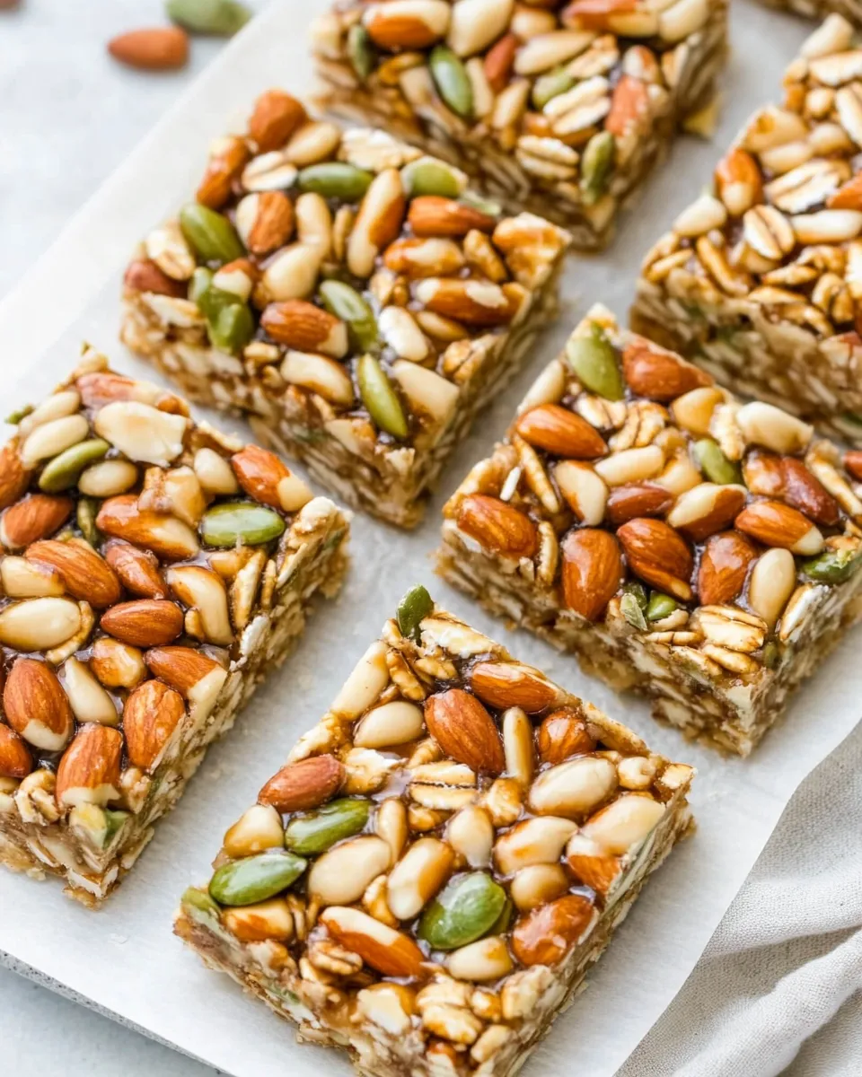 Delicious Keto Granola Bars shot