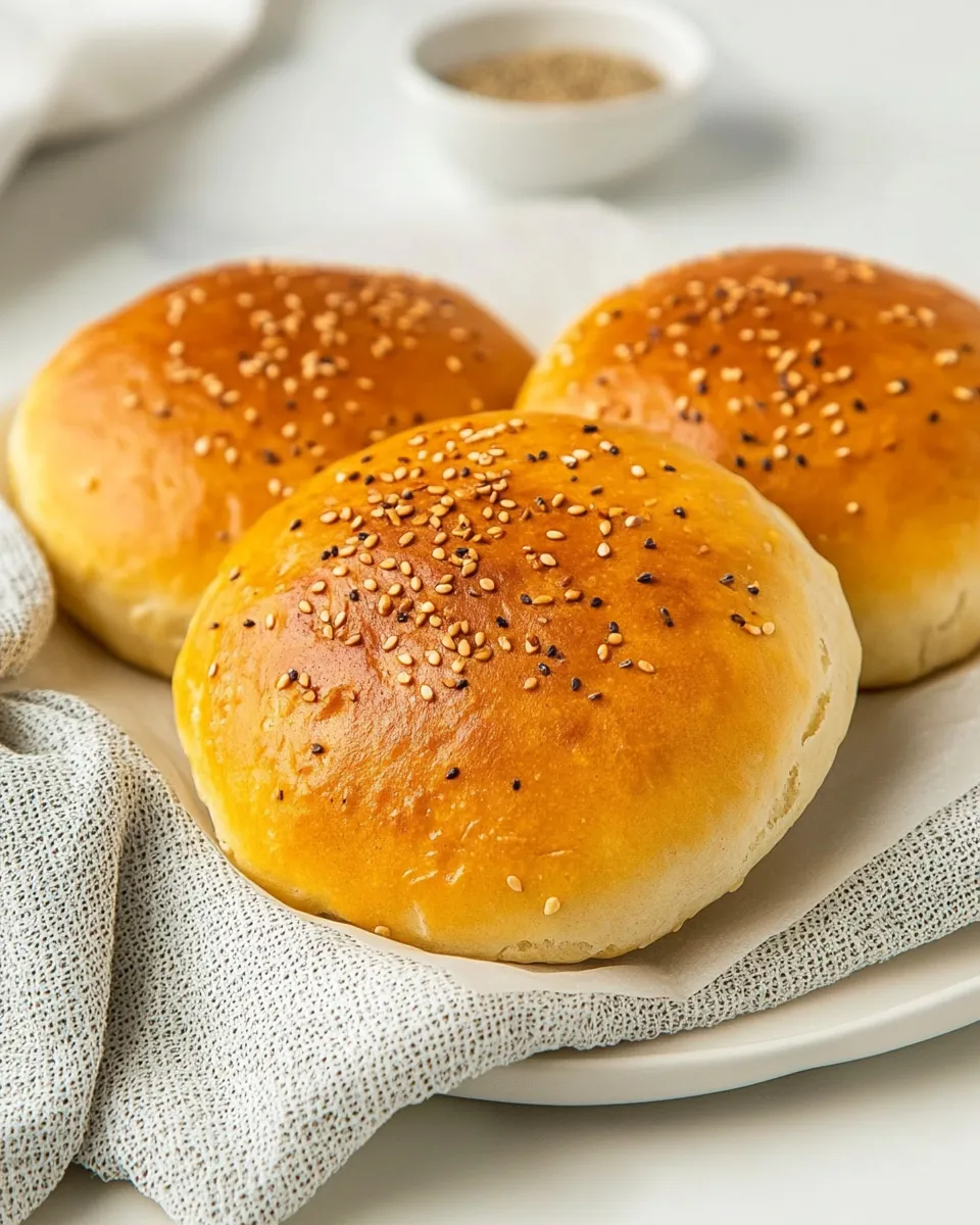 Homemade Keto Hamburger Buns photo