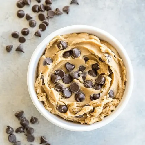 Homemade Keto Peanut Butter Edible Cookie Dough photo