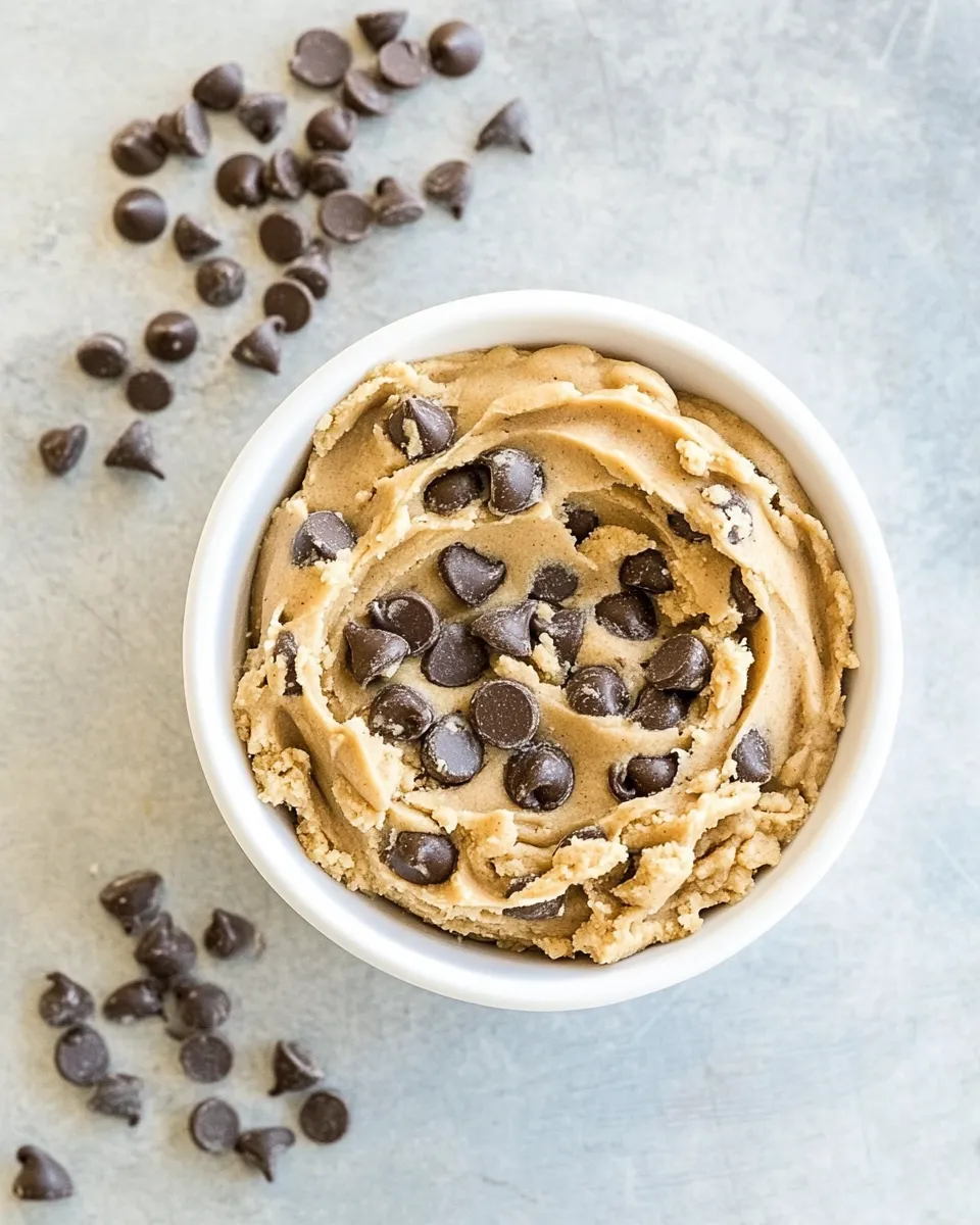 Homemade Keto Peanut Butter Edible Cookie Dough photo