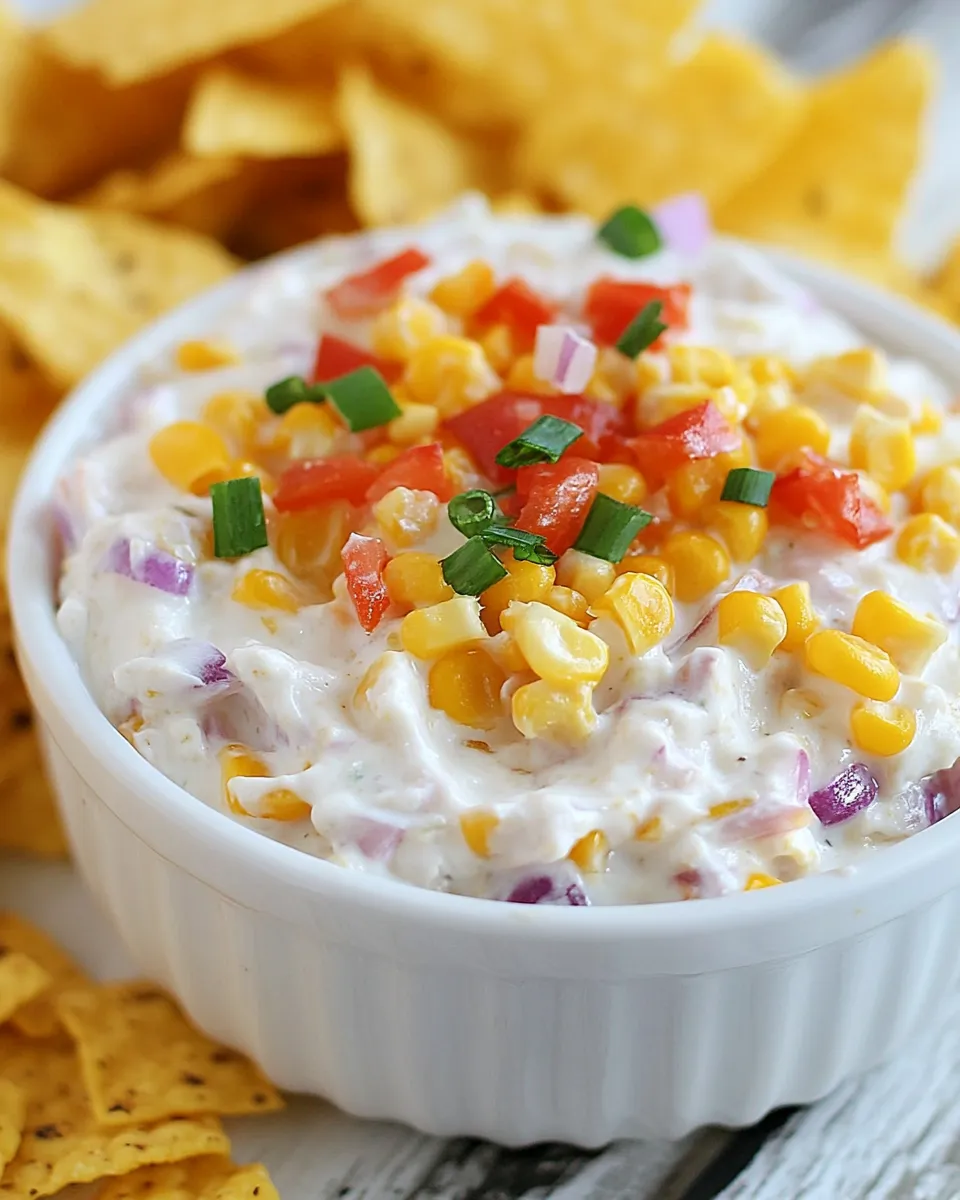 Delicious Kickin Ranch Corn Dip image