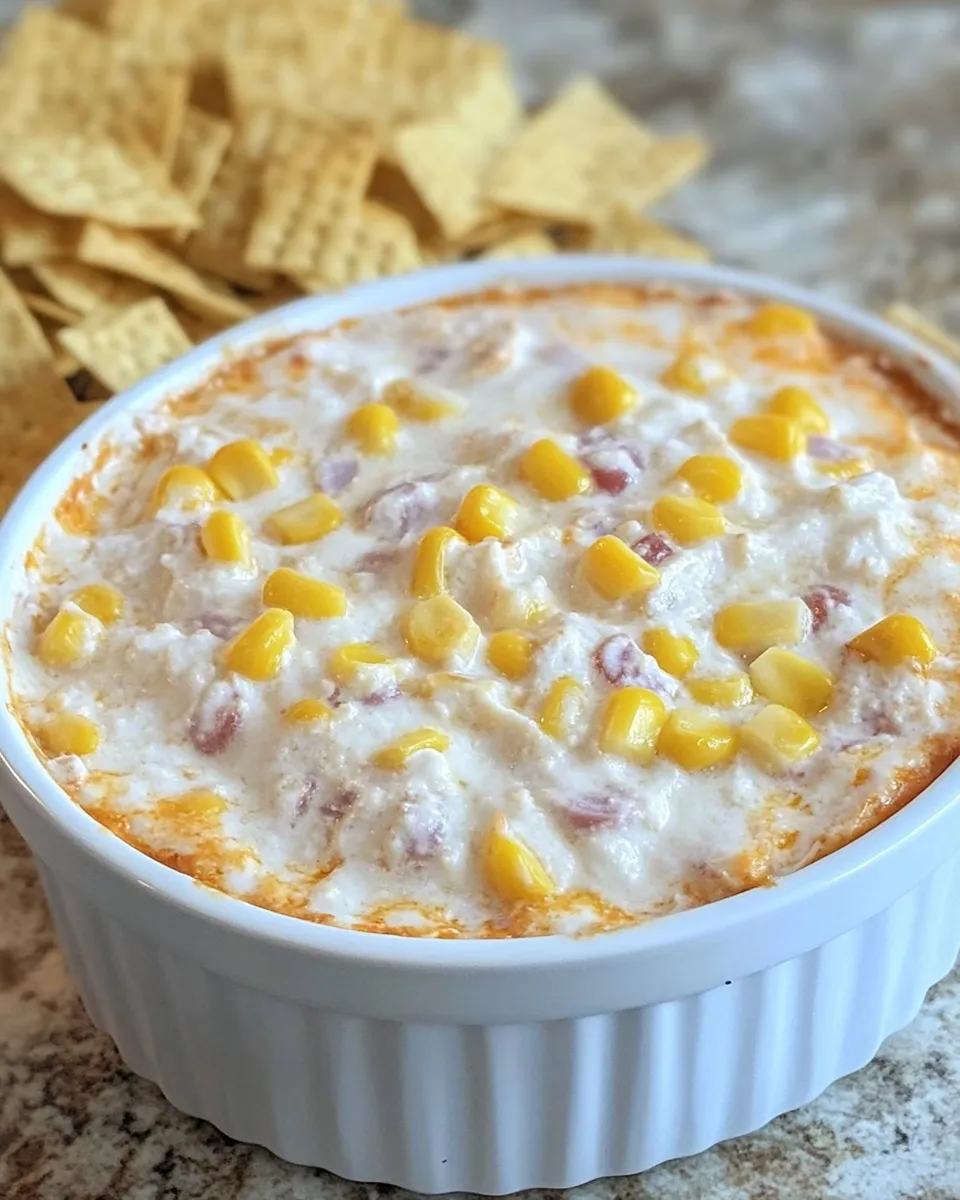 Quick Kickin Ranch Corn Dip shot