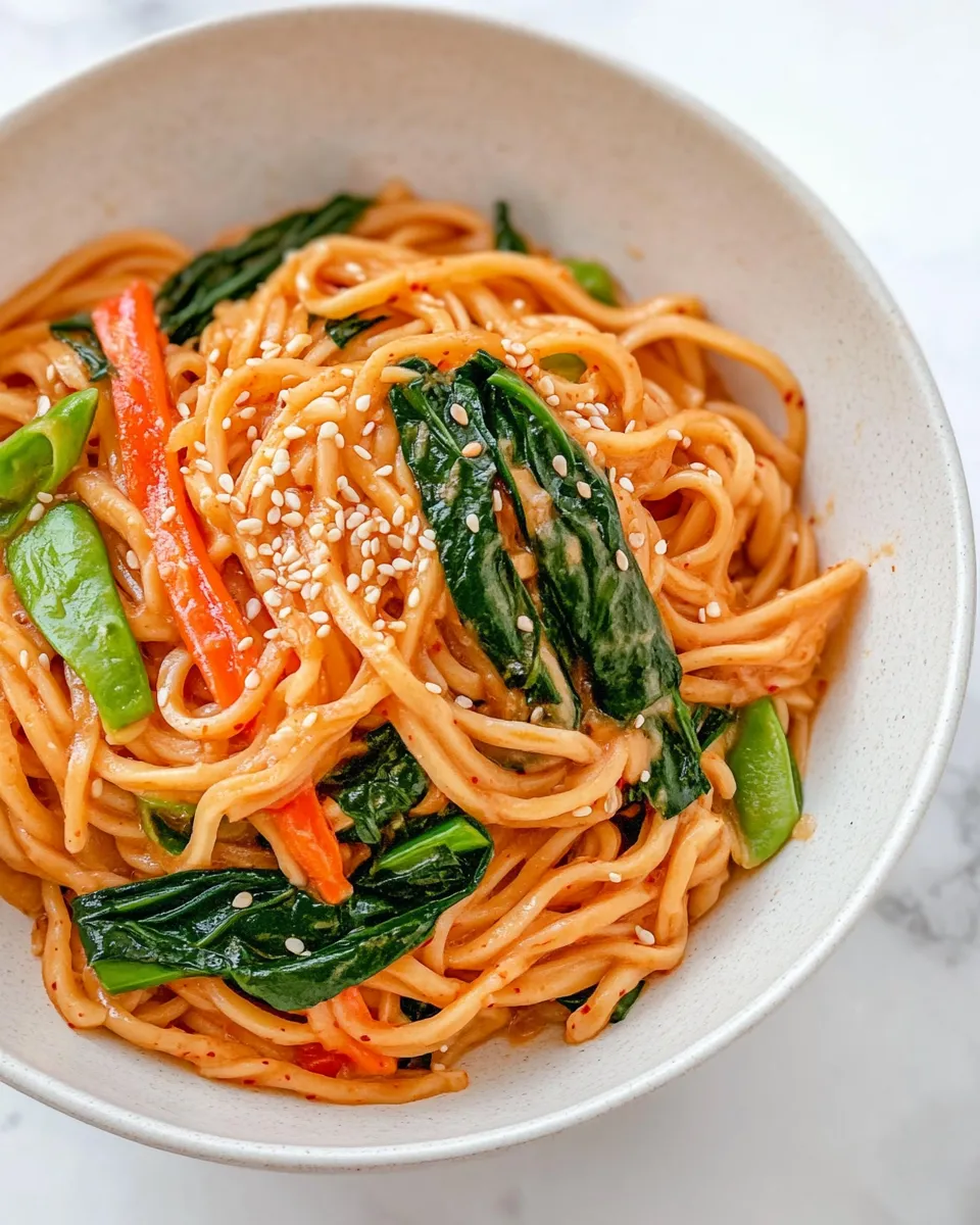 Easy Korean Noodles recipe photo