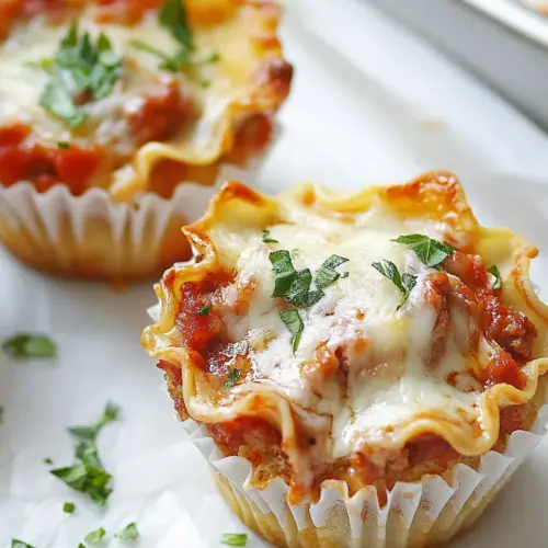 Homemade Lasagna Cupcakes photo