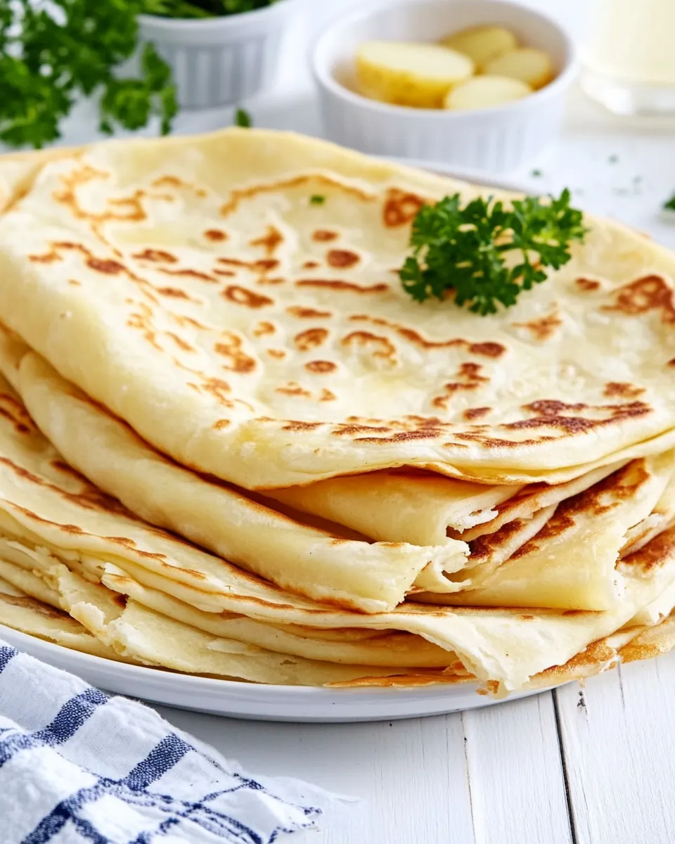 Classic Lefse (Norwegian Potato Flatbread) image
