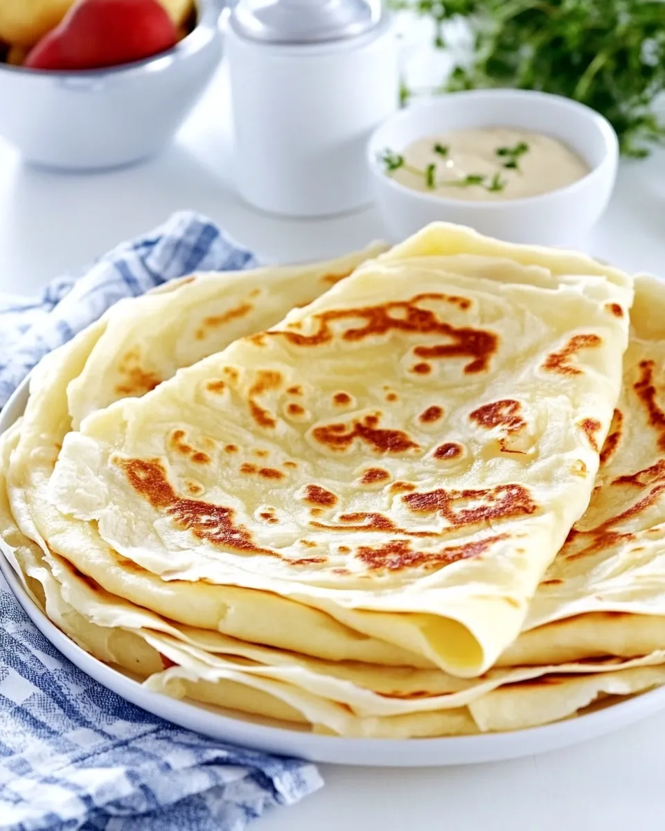 Easy Lefse (Norwegian Potato Flatbread) recipe photo
