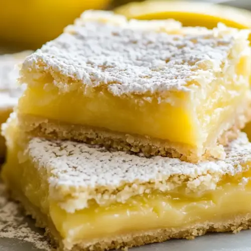Homemade Lemon Bars Recipe photo