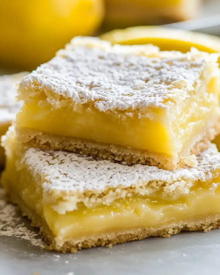 Homemade Lemon Bars Recipe photo