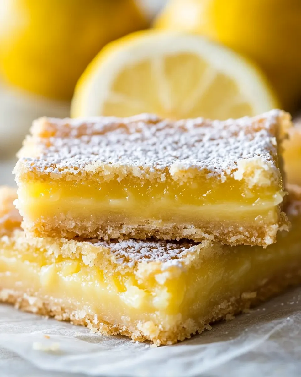 Classic Lemon Bars Recipe image