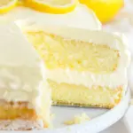 Homemade Lemon Cheesecake Cake photo