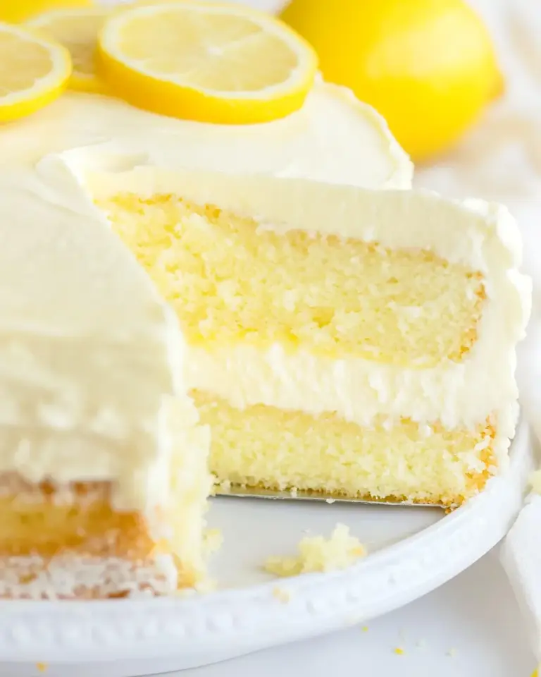 Homemade Lemon Cheesecake Cake photo