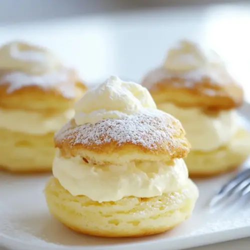 Homemade Lemon Cream Puffs photo