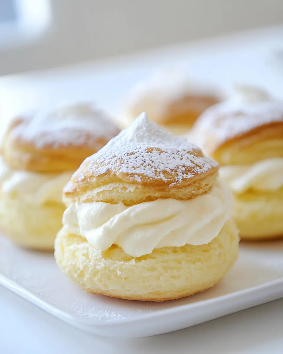 Classic Lemon Cream Puffs image