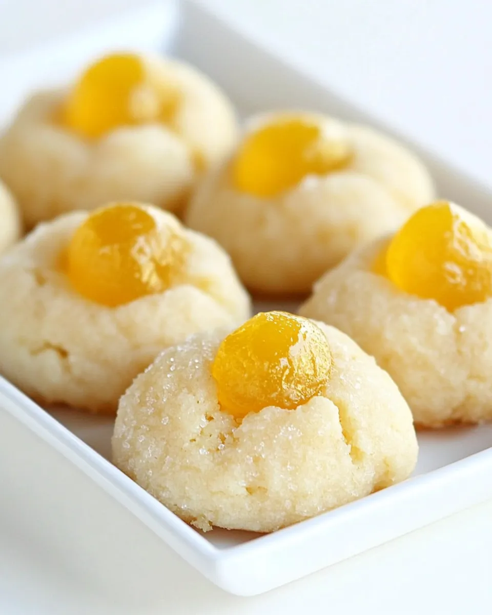 Delicious Lemon Gumdrop Cookies shot