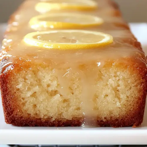 Homemade Lemon Loaf Cake photo
