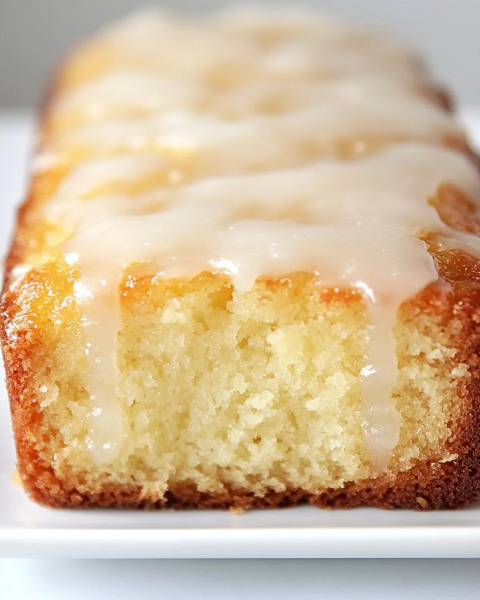 Easy Lemon Loaf Cake recipe photo