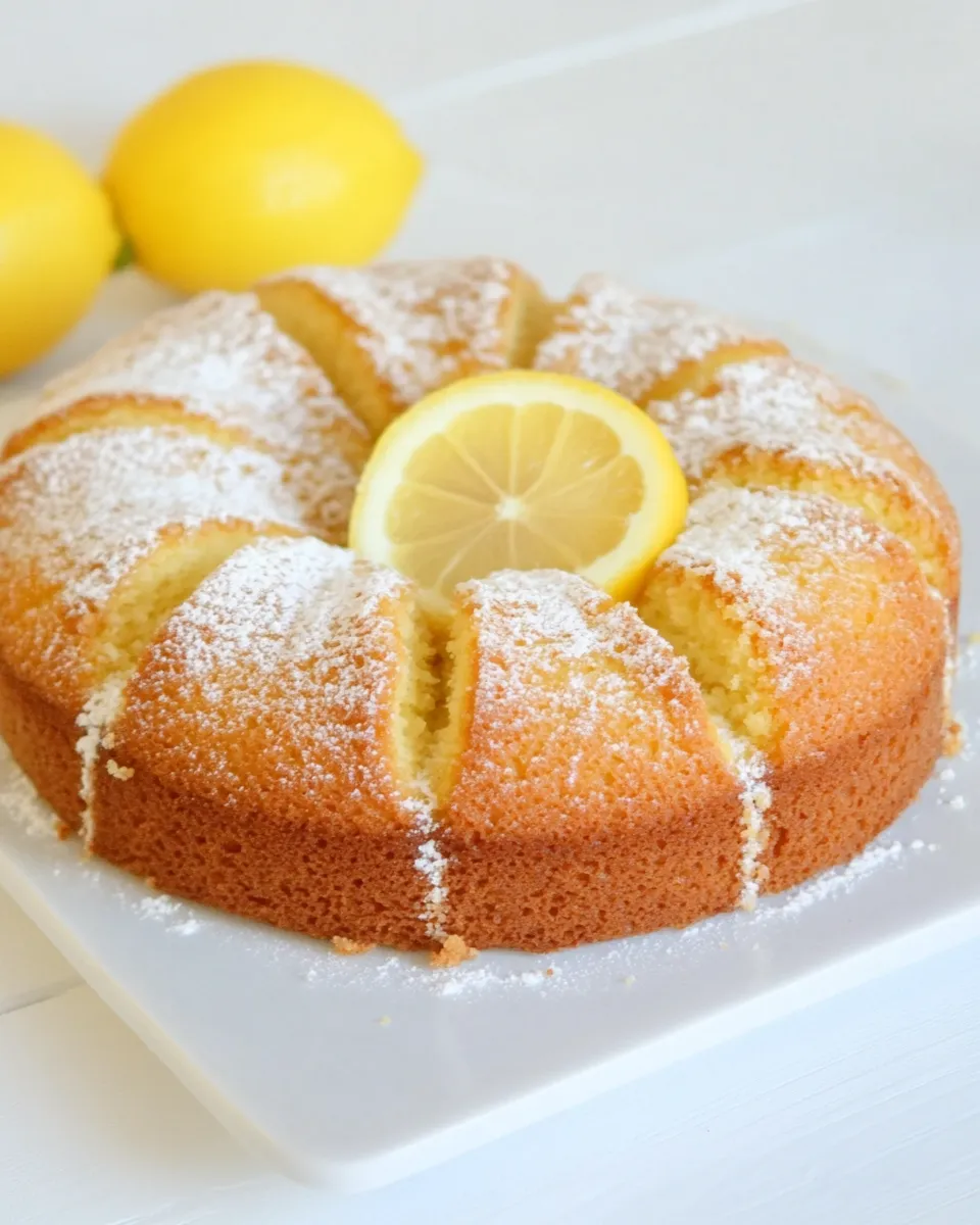 Easy Lemon Tea Cake recipe photo