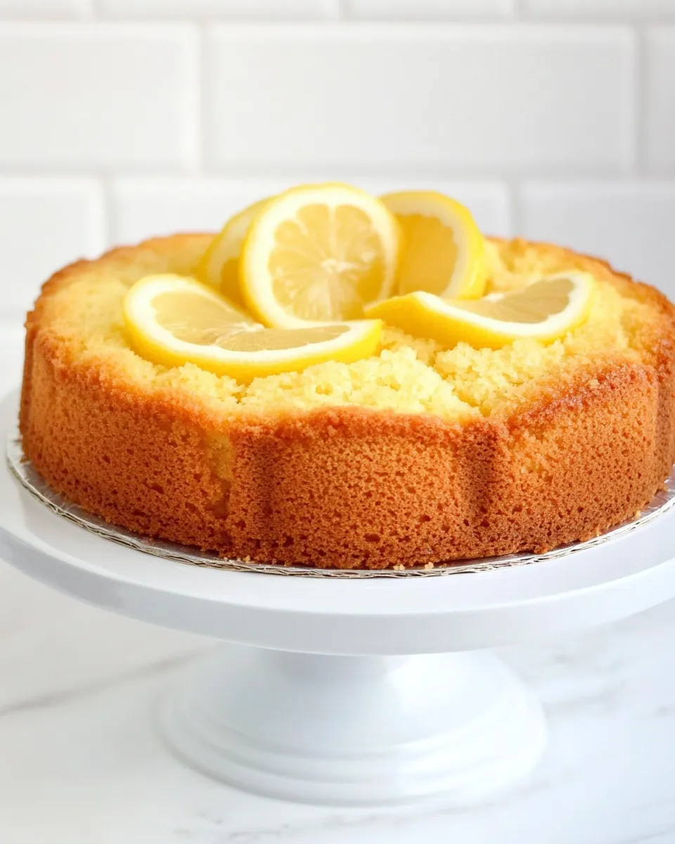 Delicious Lemon Tea Cake shot