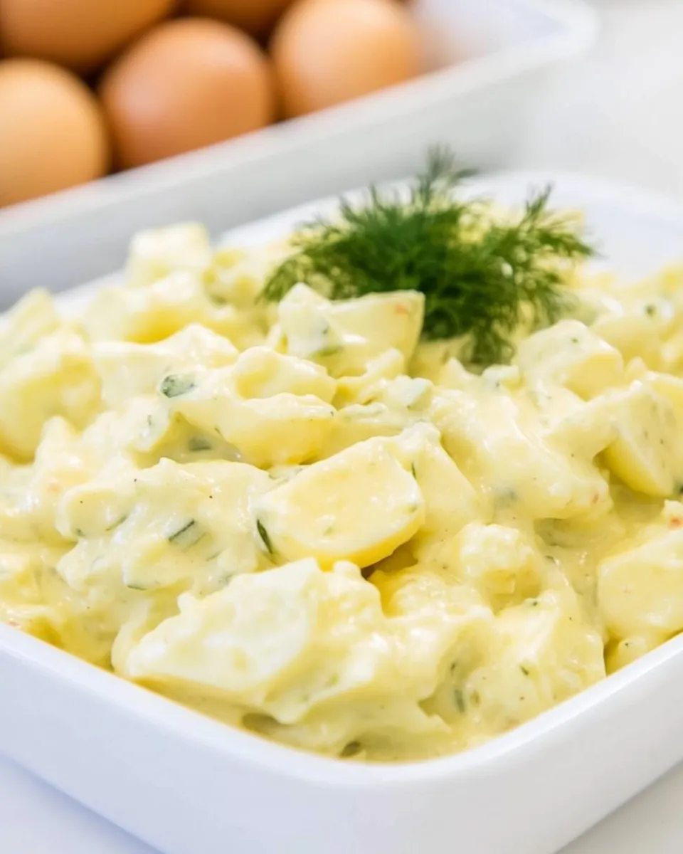 Quick Lighter Egg Salad shot