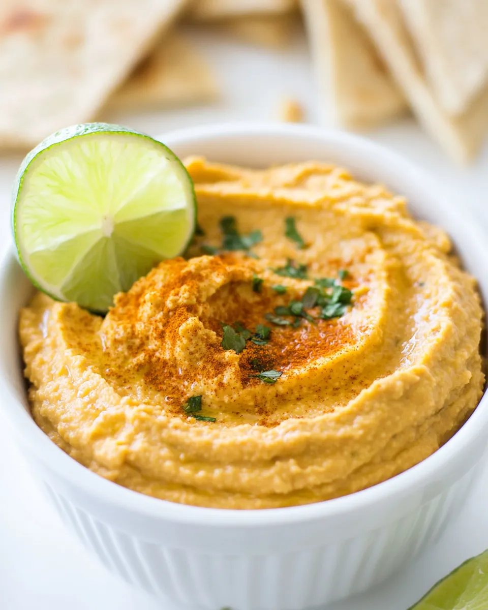 Delicious Lime Chipotle Hummus image