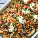 Homemade Loaded Potato Skin Nachos Recipe photo