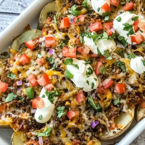 Homemade Loaded Potato Skin Nachos Recipe photo