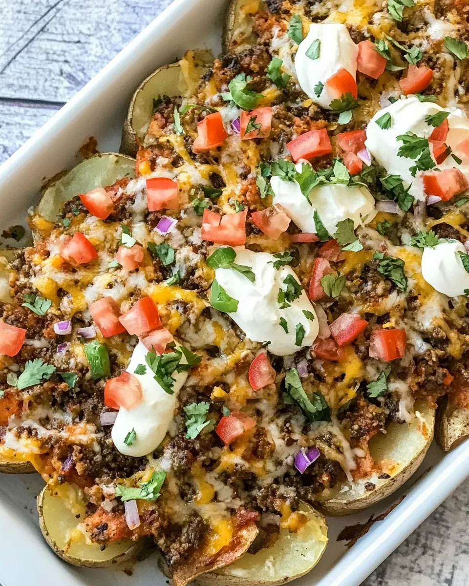 Homemade Loaded Potato Skin Nachos Recipe photo