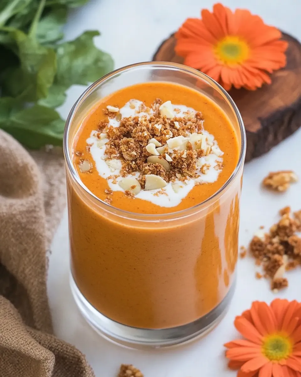 Delicious Low-Carb Carrot Cake Smoothie image