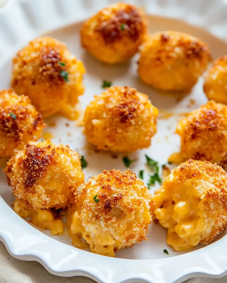 Homemade Macaroni and Cheese Baked Cheese Balls photo