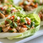 Easy Macro Friendly Thai Chicken Lettuce Wraps photo