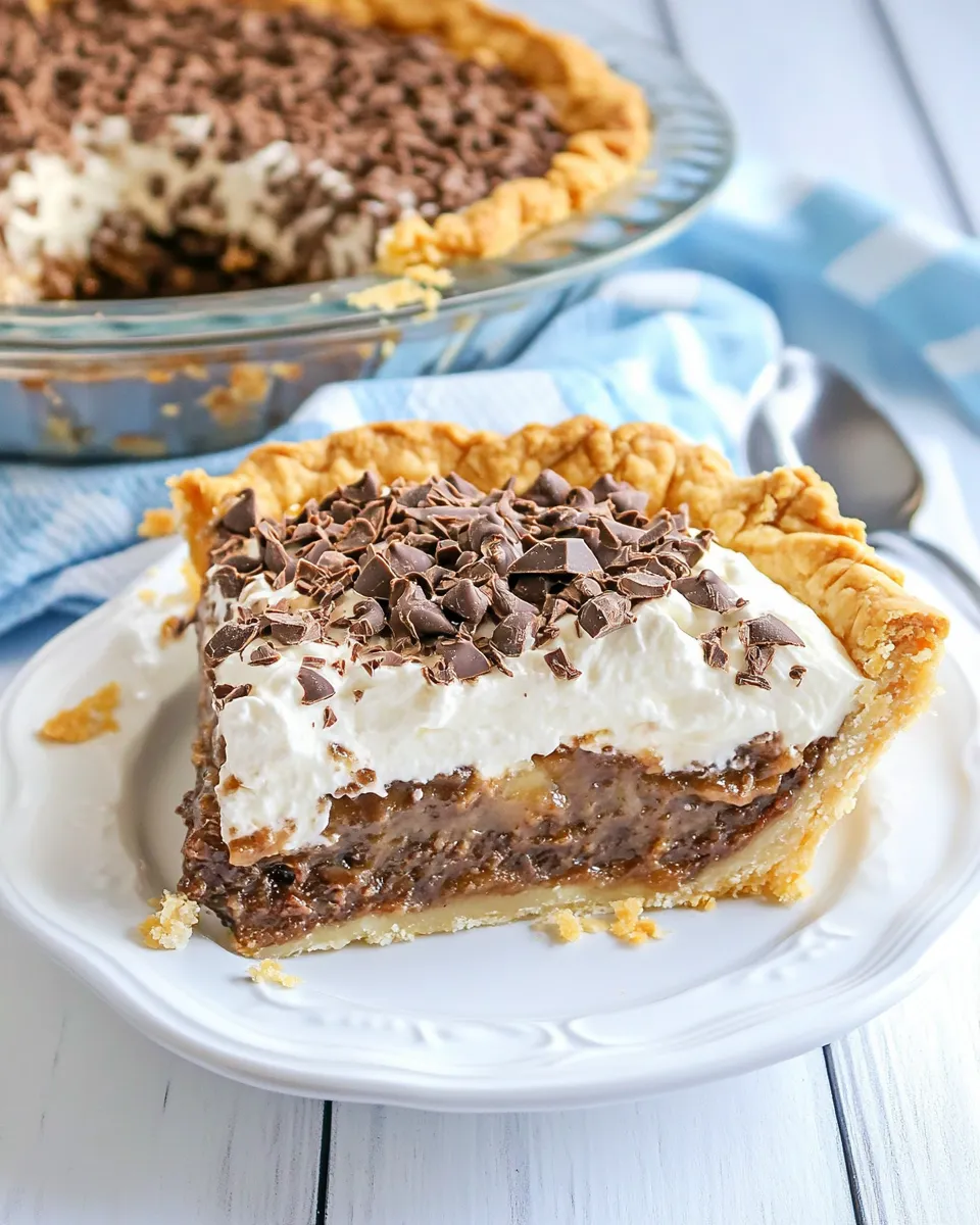 Homemade Marie Callenders German Chocolate Pie Easy Copycat Recipe photo