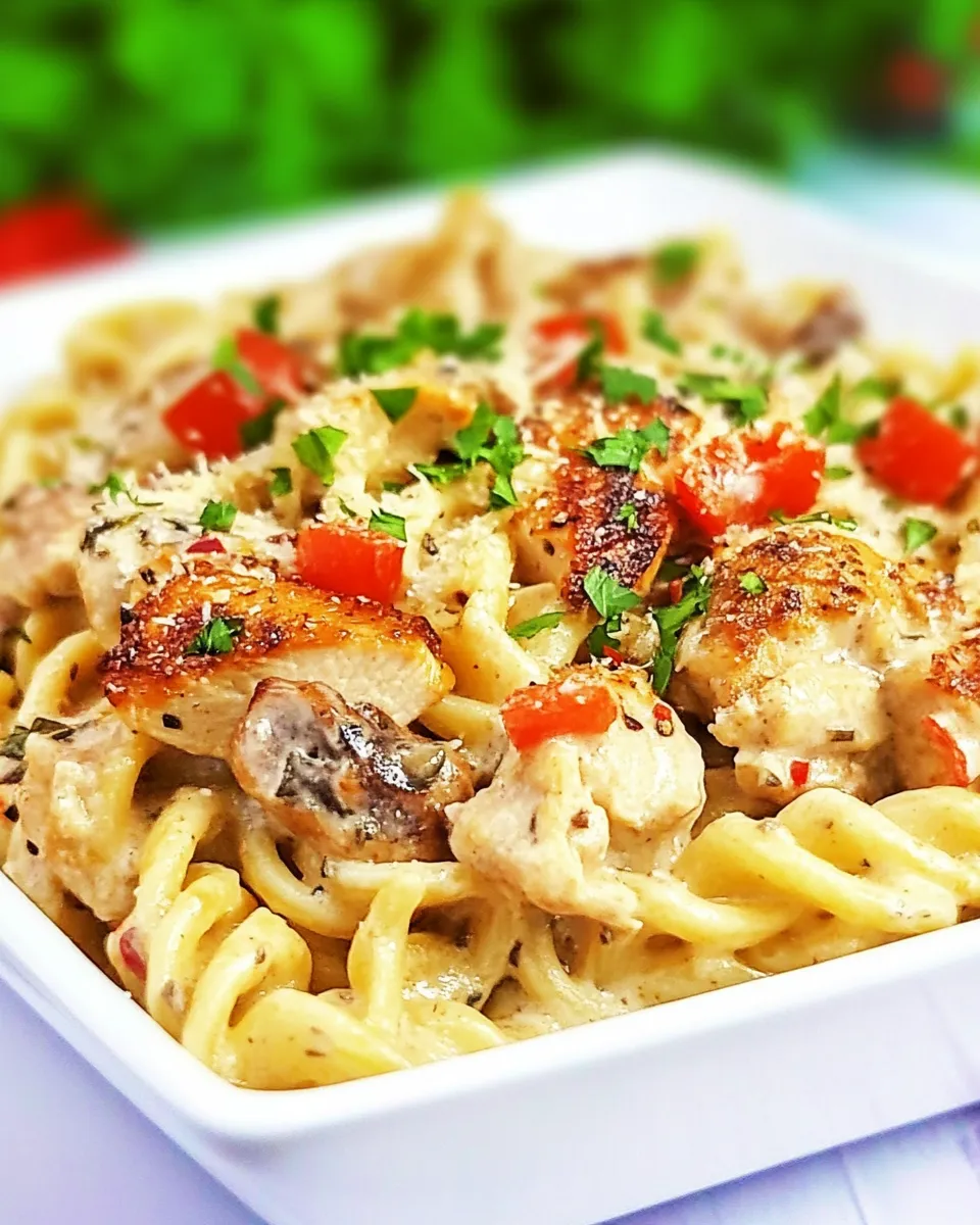 Delicious Marry Me Chicken Pasta shot