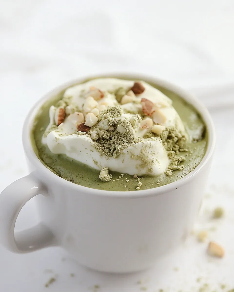 Easy Matcha Mug Cake image