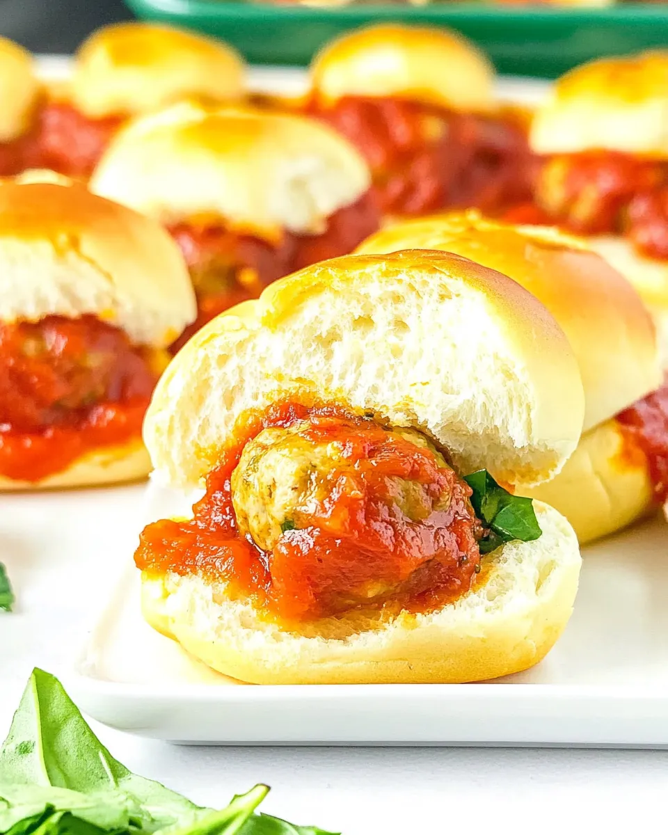 Easy Meatball Sliders (only 4 Ingredients) photo