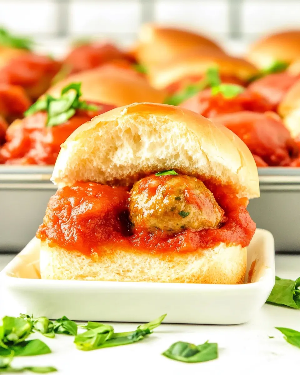 Delicious Meatball Sliders (only 4 Ingredients) image