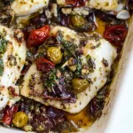 Homemade Mediterranean Baked Cod photo
