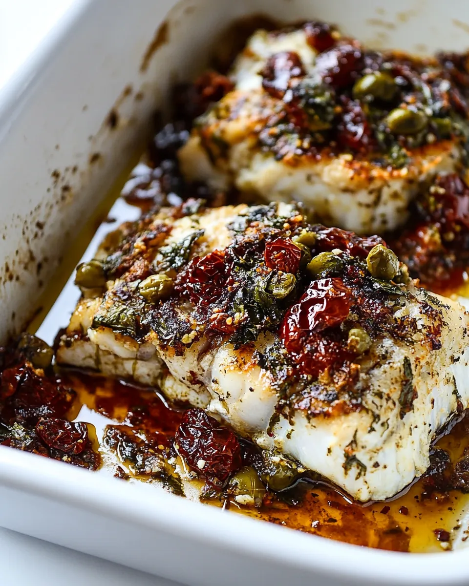 Classic Mediterranean Baked Cod image