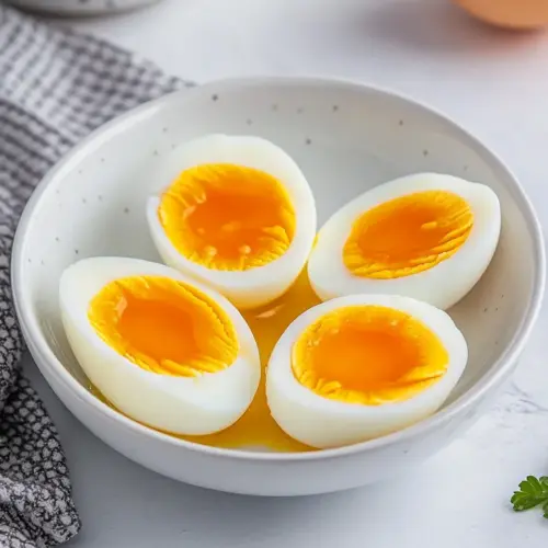 Homemade Medium-Boiled Eggs photo