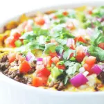 Homemade Mexican Beefy Nacho Casserole photo
