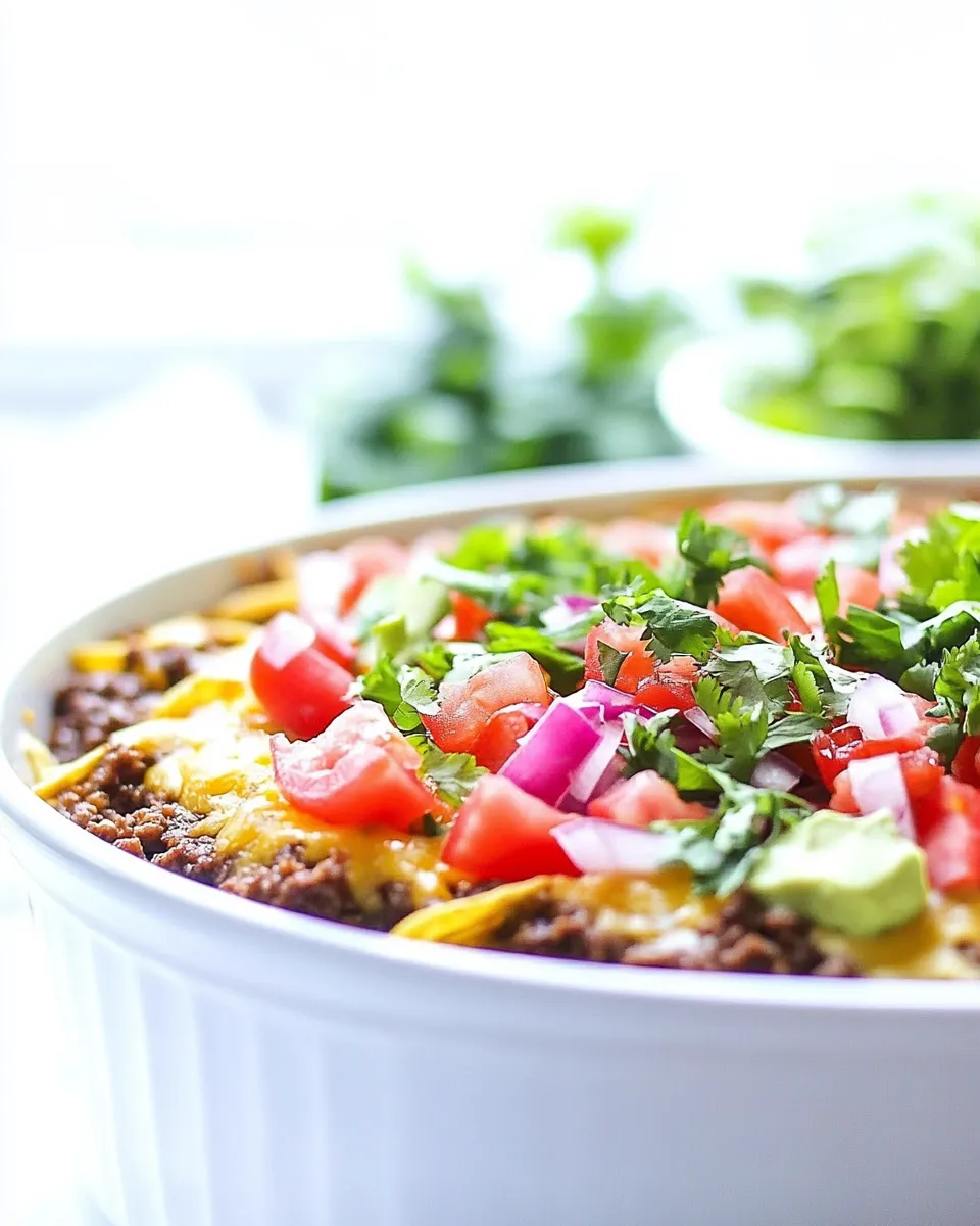 Easy Mexican Beefy Nacho Casserole recipe photo