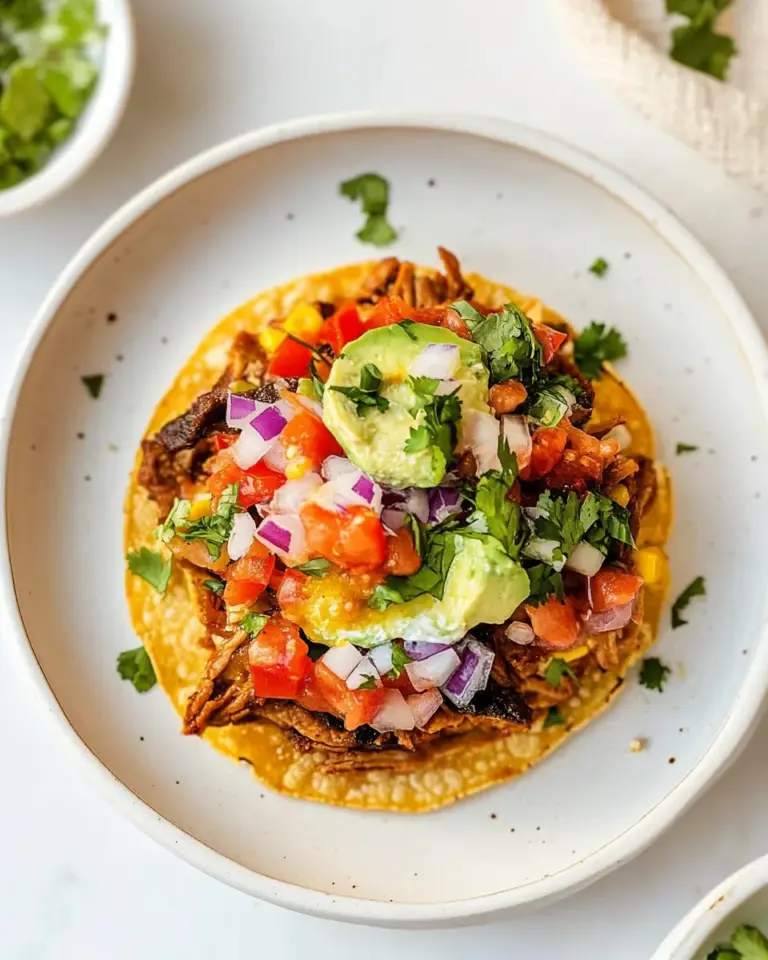 Homemade Mexican Tostadas photo