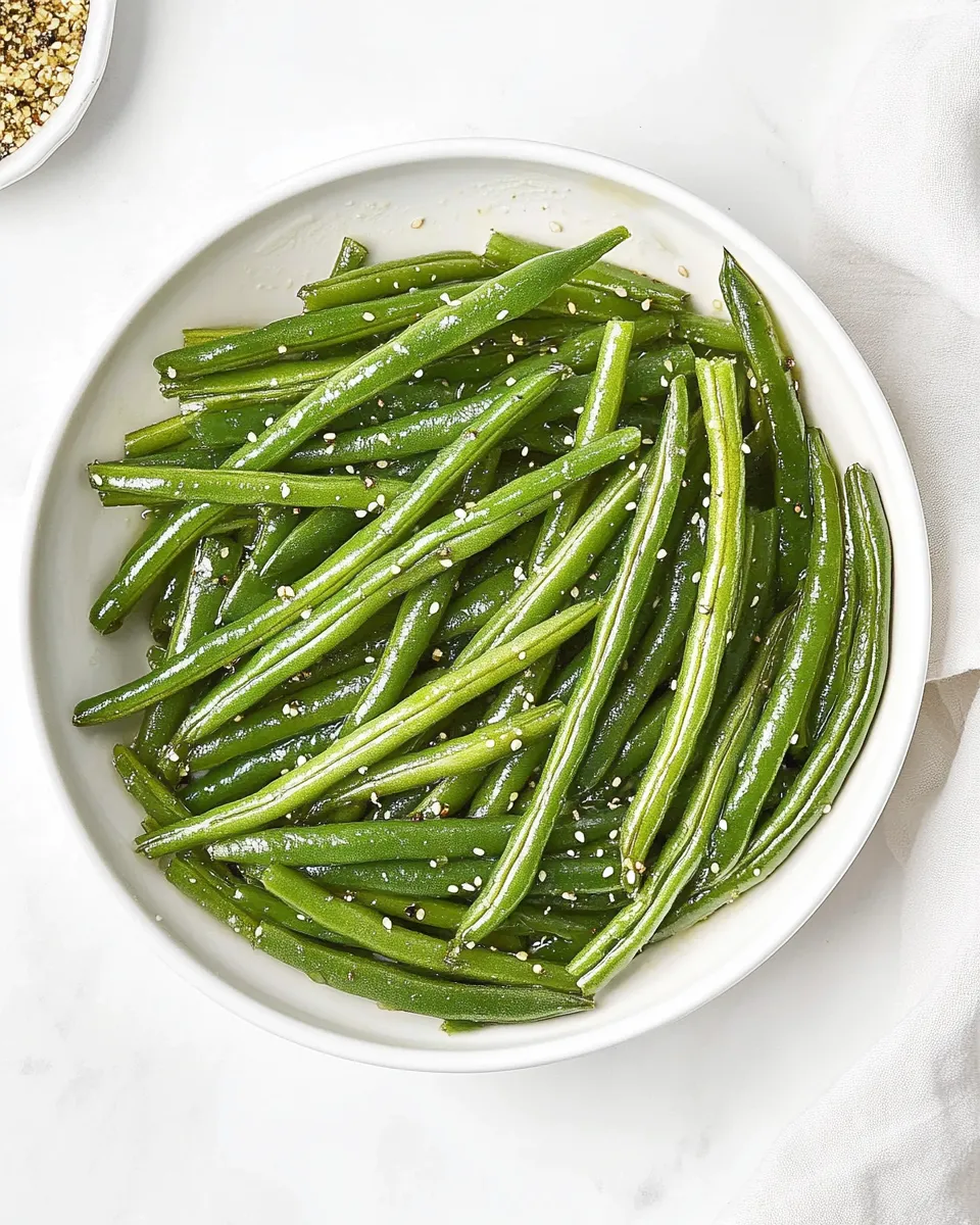 Healthy Microwave Green Beans image
