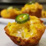 Homemade Mini Jalapeno Popper Corn Muffins photo