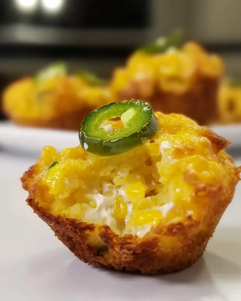 Homemade Mini Jalapeno Popper Corn Muffins photo
