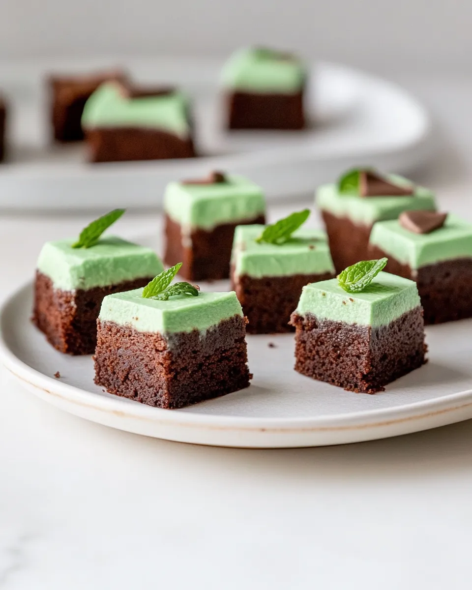 Delicious Mint Brownie Bites picture