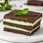 Homemade Mint Chocolate Brownies photo