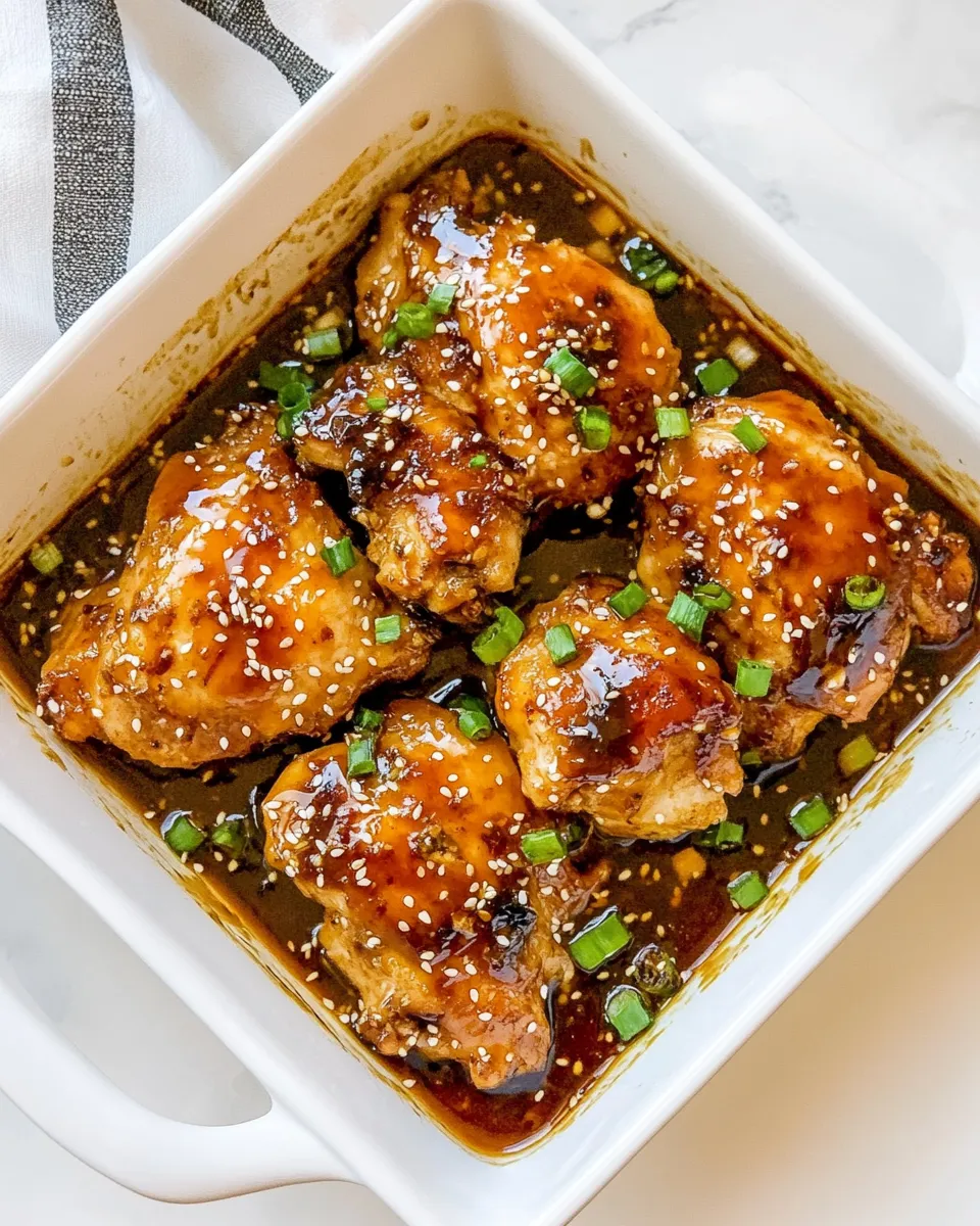 Delicious Miso Chicken shot