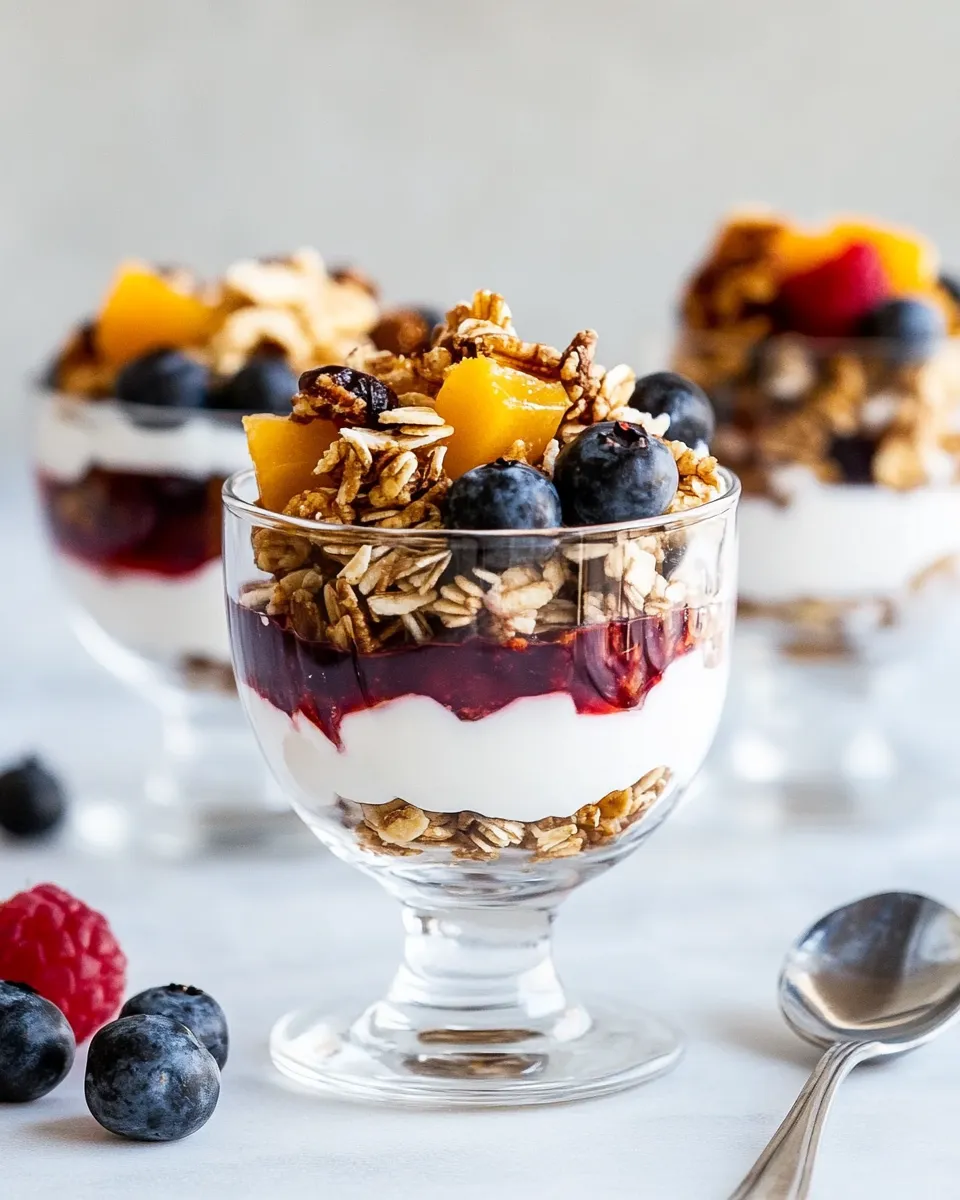 Healthy Mix-and-Match Yogurt Parfaits recipe photo