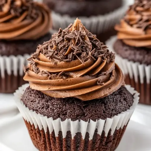 Homemade Moist Chocolate Cupcake Recipe photo